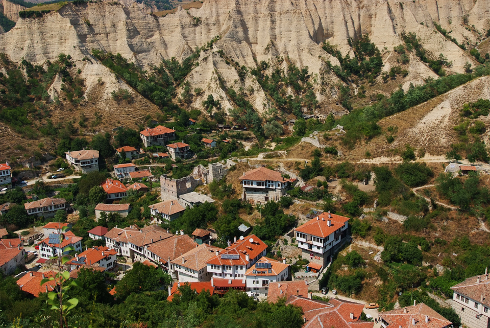 Melnik, famous for its wine production