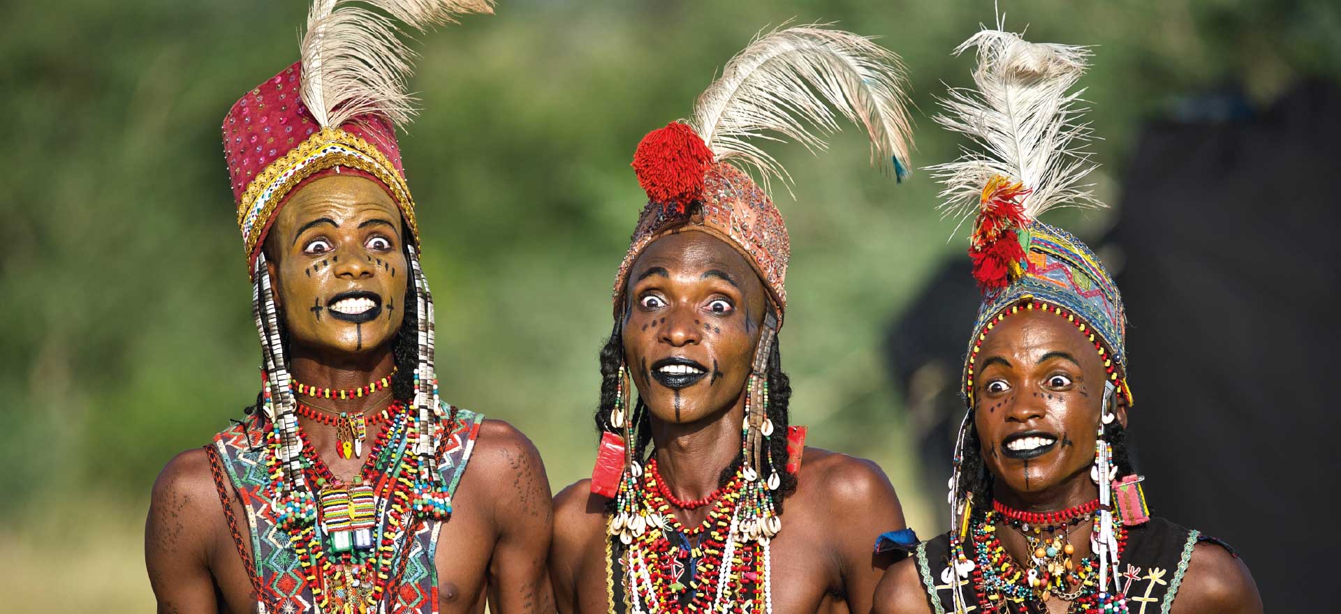 Wodaabe men at the Gerewol festival - Chad tours