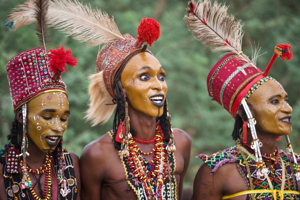 Chad Gerewol Sudosukai close up of Dancers face - Chad holidays