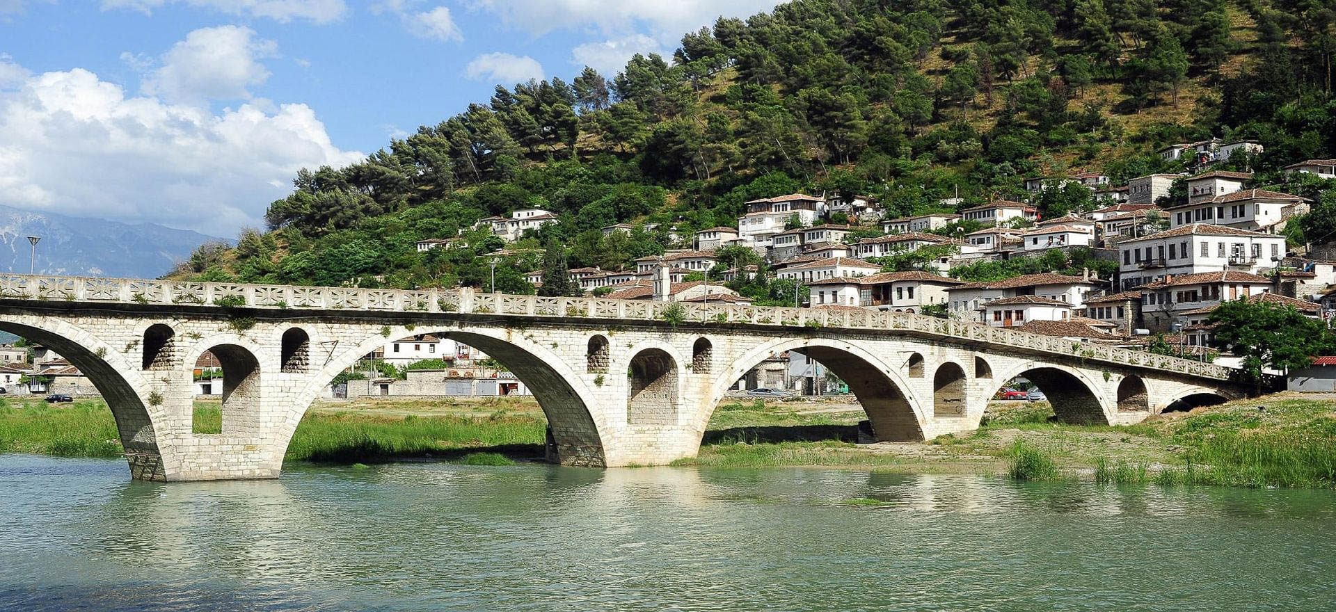 Bridge over the river to Berat - Albania holidays