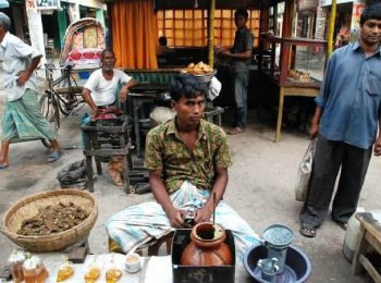 Man in Dhaka market - Bangladesh tour
