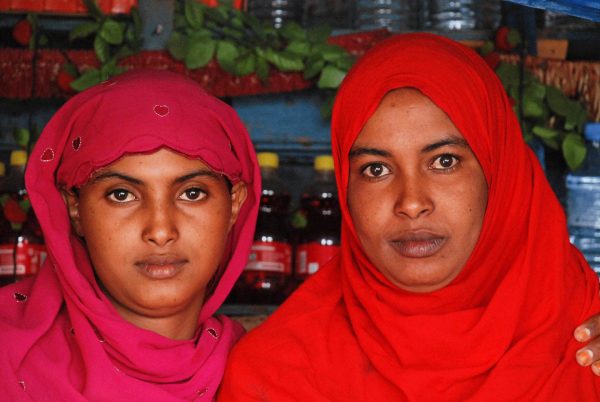 TSomali women in teashop - Somaliland holidays