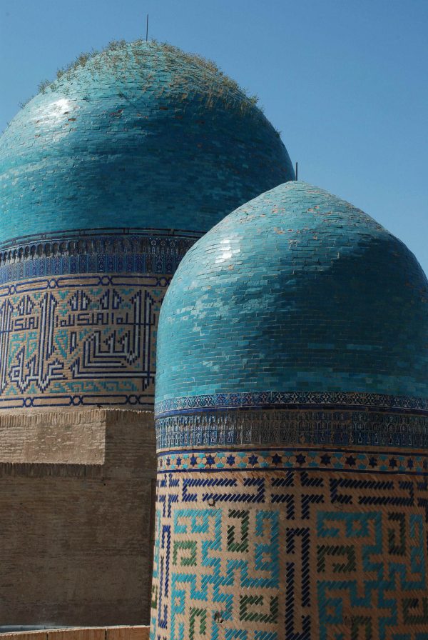 Blue domed madrassah in Khiva - Central Asia holidays