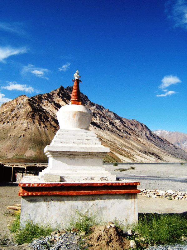 Buddhist stupa near Leh - Ladakh holidays and tours