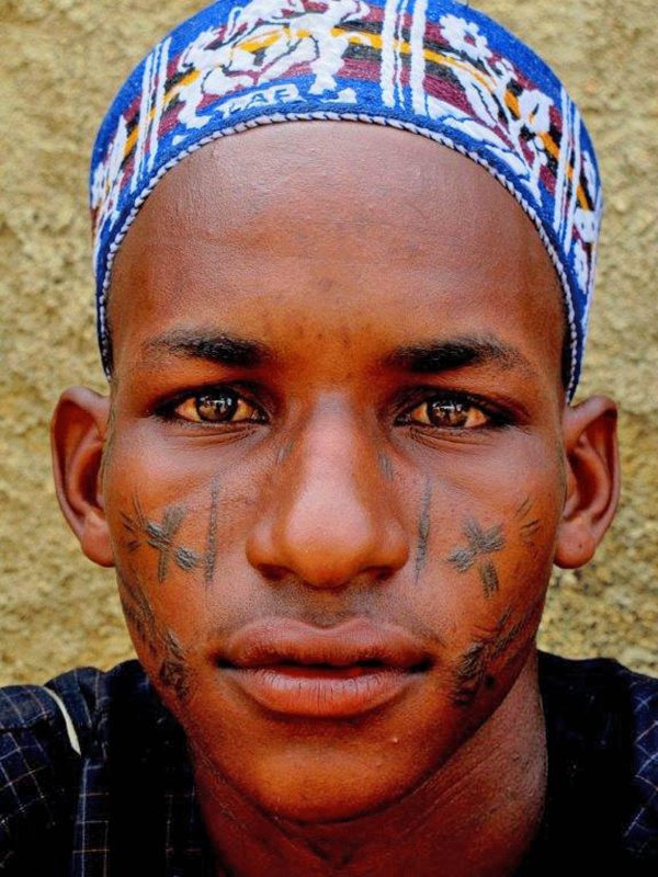 Fulani man with tattooed face - Cameroon holidays