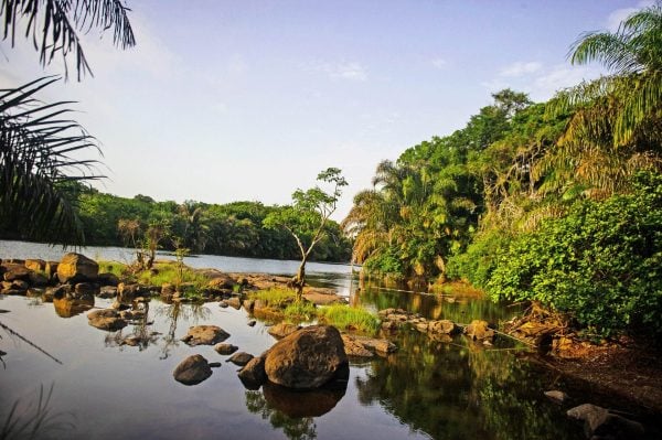 River scene in Sierra Leone - Sierra Leone tours and holidays