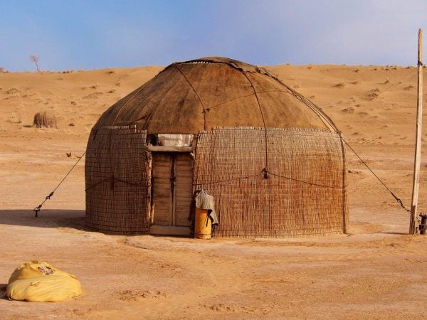 Traditional nomad yurt in Turkmenistan - Central Asia holidays