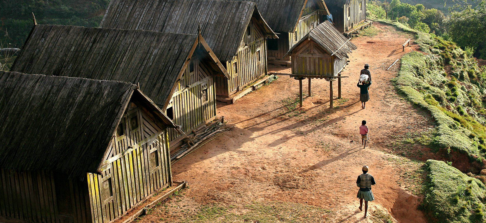 Traditional village in Madagascar highlands - Madagascar holidays
