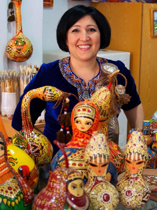 Market trader in Kazakhstan - Central Asia holidays