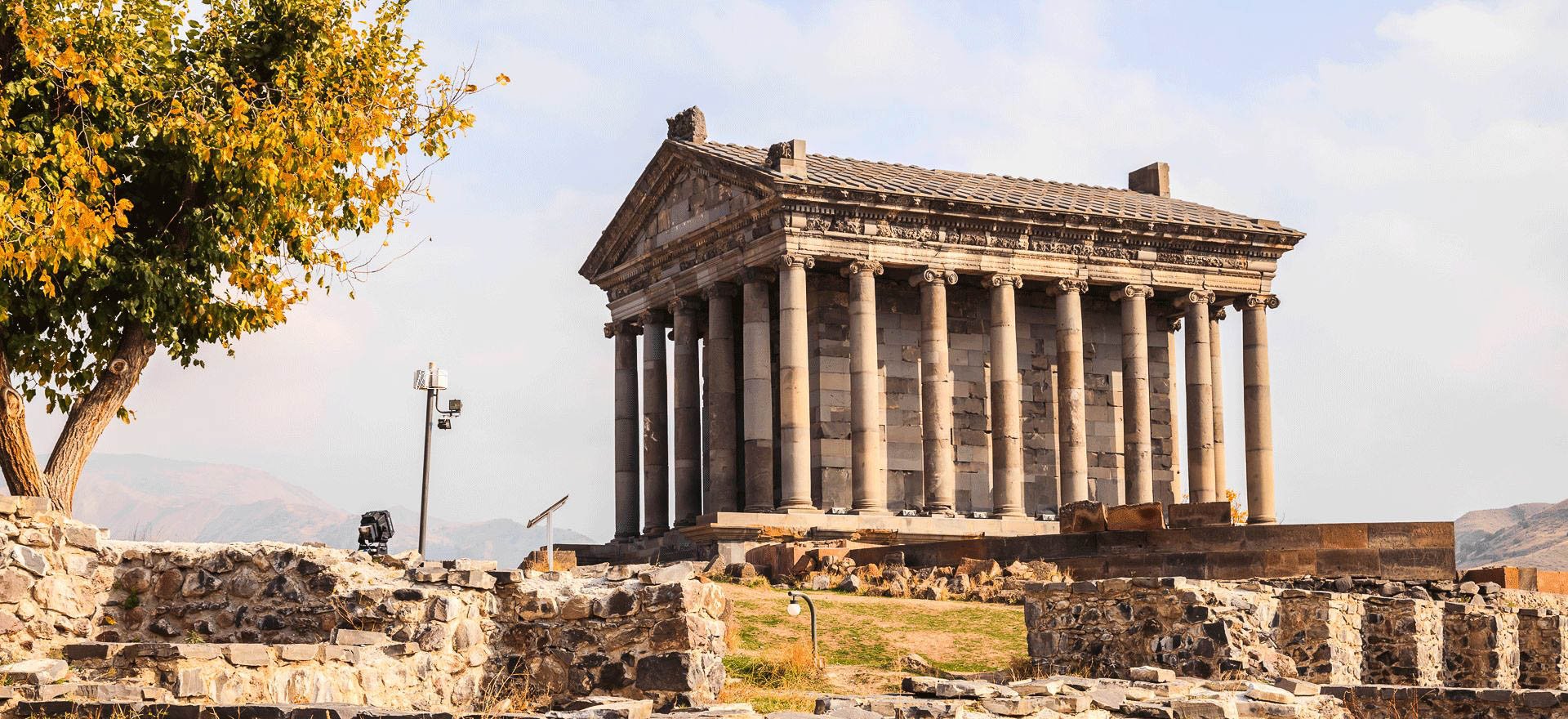 View of Garni temple - Armenia holidays and tours