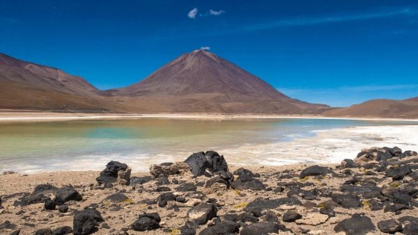 Volcanic cone on the altiplano - Bolivia holidays