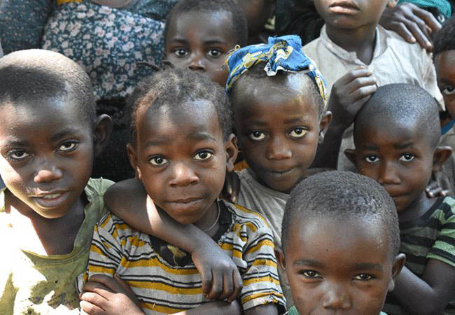 Young children in Goma - Congo tours and holidays