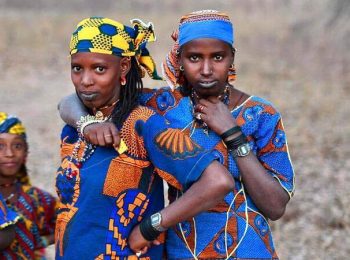 Fulani girls in rural village - Ivory Coast holidays and tours
