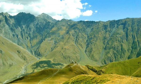 Scenery in the Caucasus mountains - Georgia tours and holidays