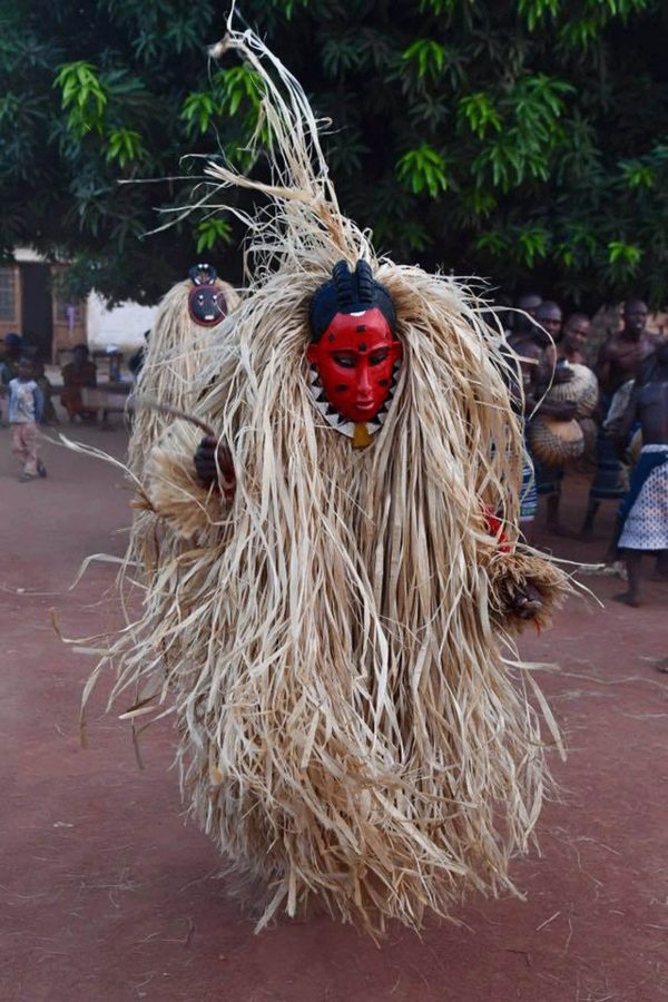 Traditional masked dance near Korhogo - Ivory Coast holidays