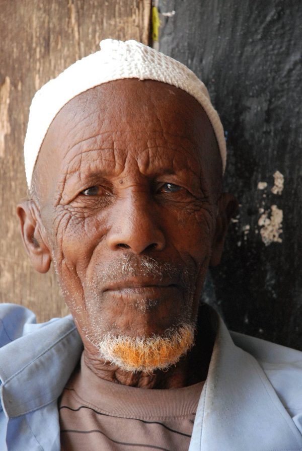 Somali man with hennaed beard - Somaliland holidays