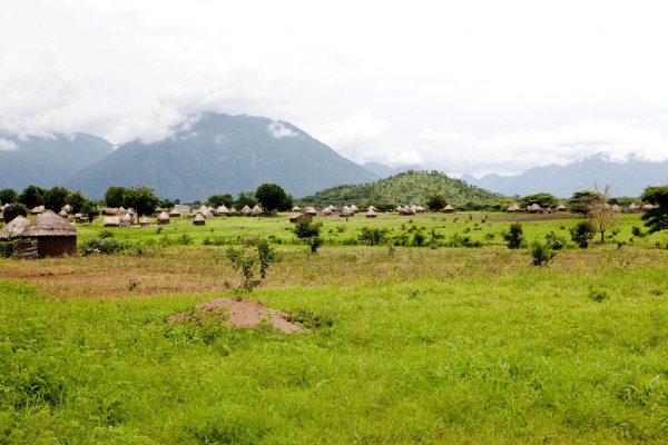 Landscape scene in northern Cameroon