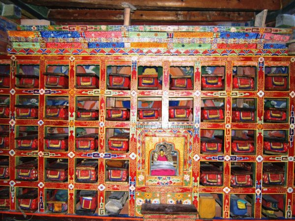 Interior of Buddhist monastery - Ladakh holidays