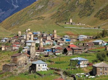 Village of Usghuli in Svaneti region - Caucasus tours and holidays