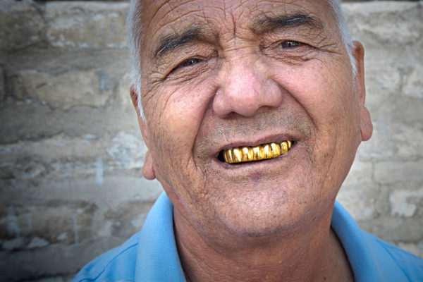 Uzbek man with gold teeth - Central Asia holidays