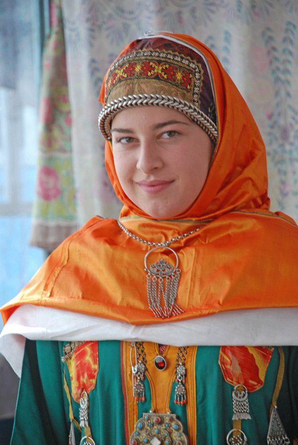 Woman in traditional dress - Dagestan