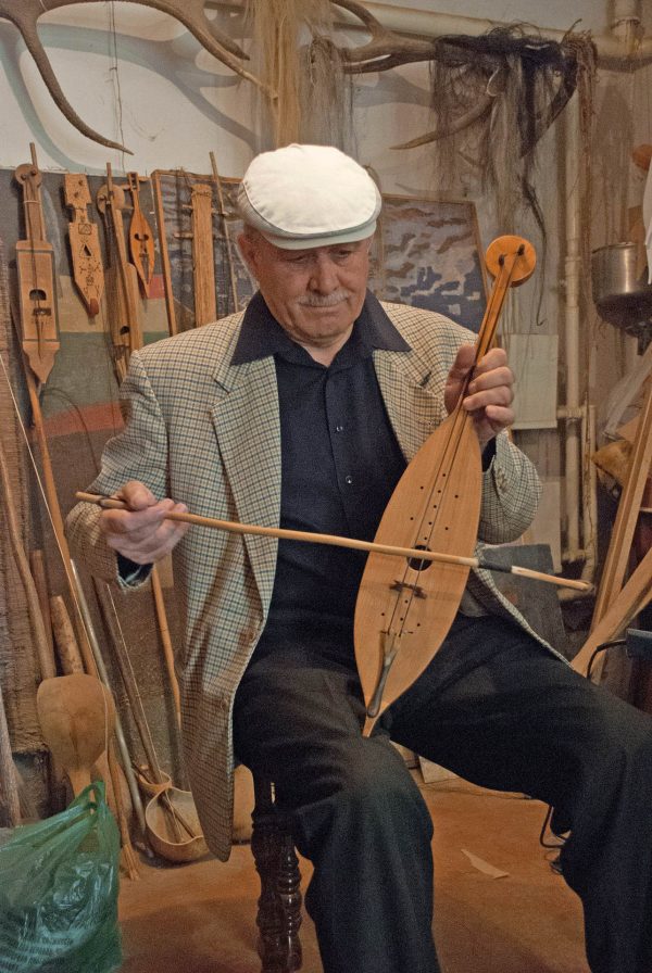 Traditional musician in Maikop