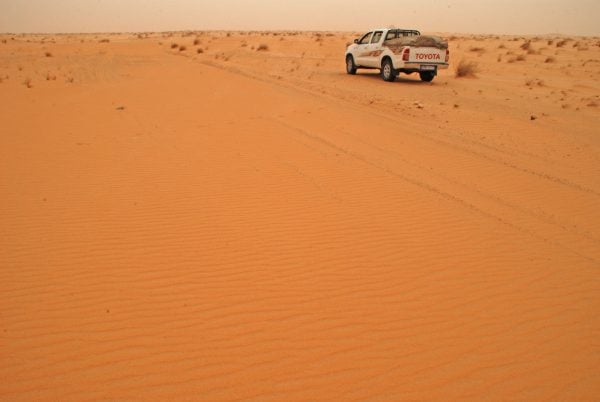 Desert scene in Mauritania - Mauritania holidays