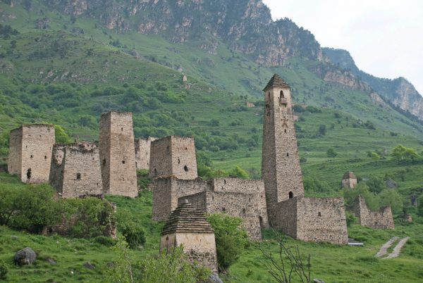 Traditional village in Ingushetia