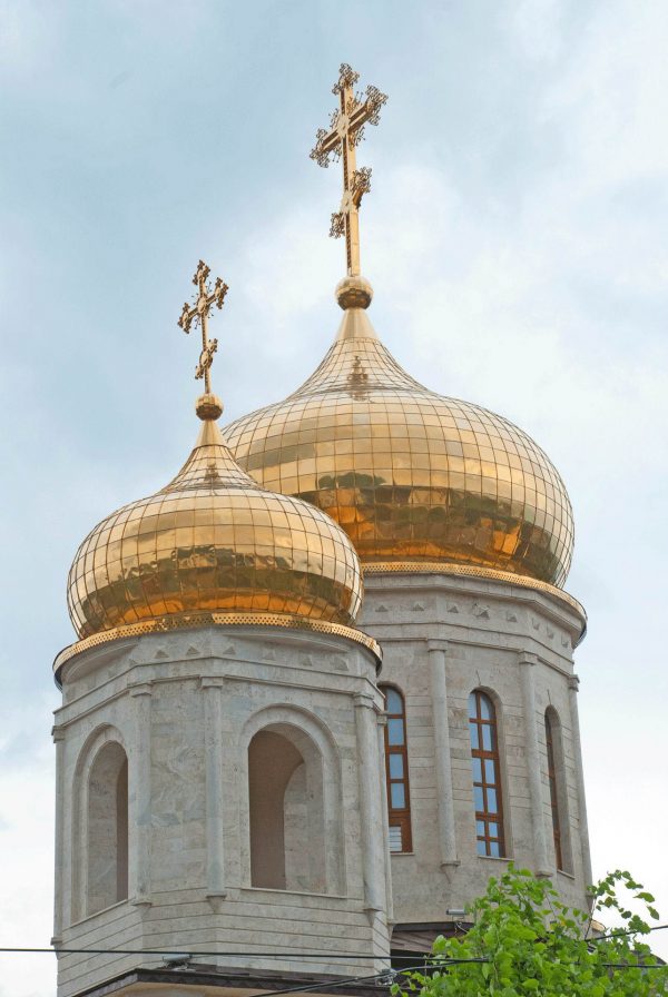 Golden church domes, Pyatigorsk