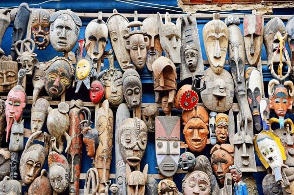 African art on Senegal tour