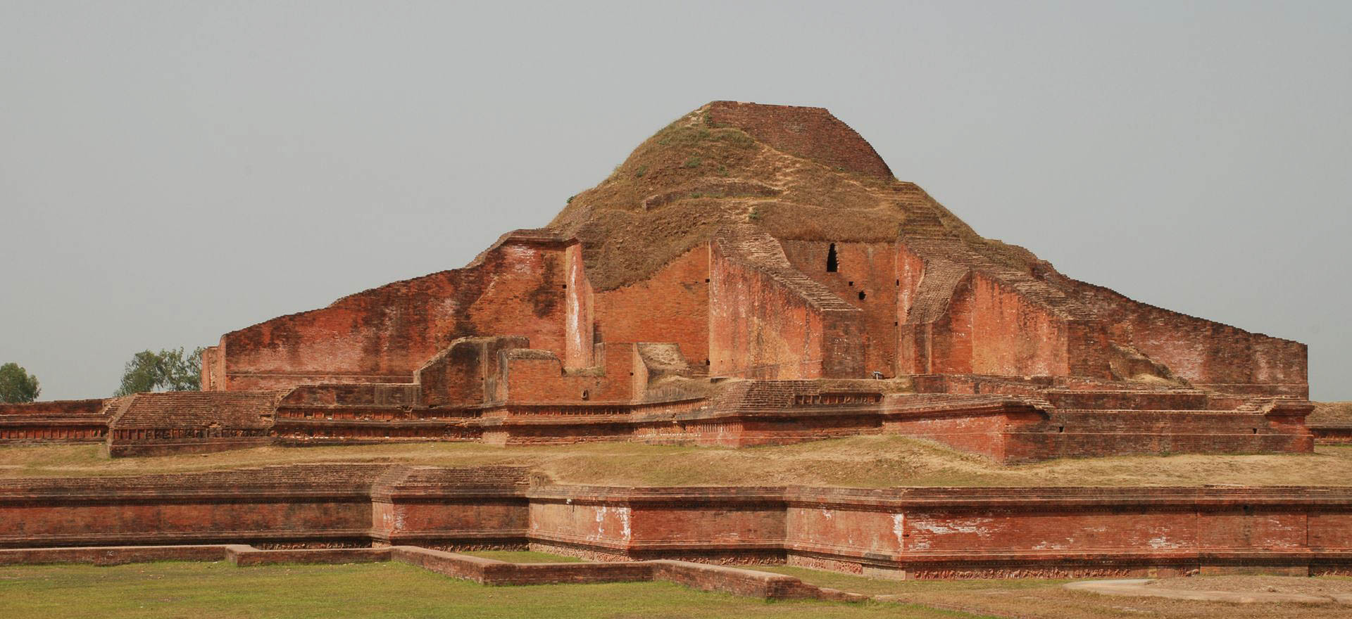 Ancient Buddhist stupa at Paharpur - Bangladesh Holidays and Tours