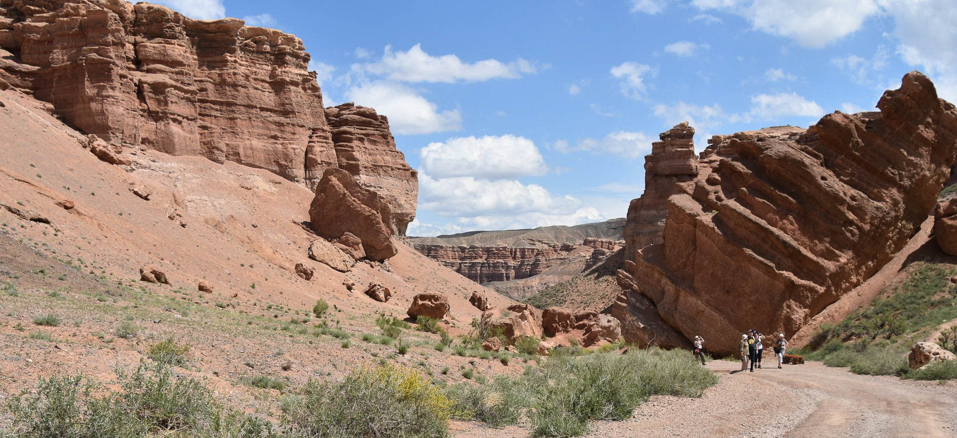 Walking through the Charyn Canyon - Kazakhstan Holidays and Tours