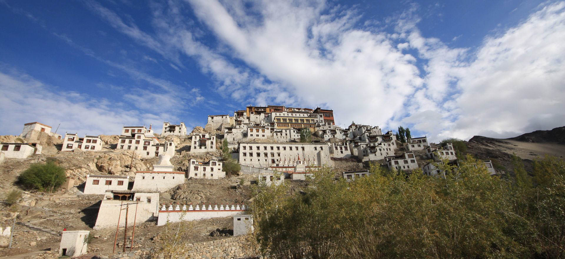 Buddhist monastery in Leh - India Holidays and Tours