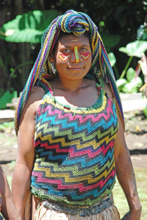 Village woman in Papua New Guinea
