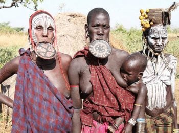 Mursi women in Omo Valley - Ethiopia Holidays and Tours