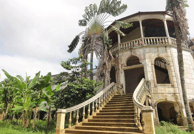 Typical colonial era plantation building - Sao Tome and Principe Holidays and Tours