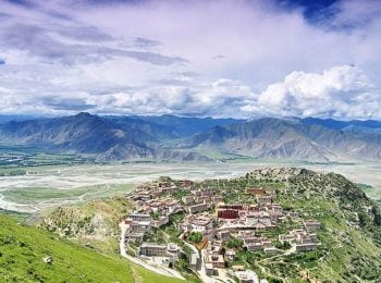 Village on the Tibetan Plateau - Tibet Holidays and Tours