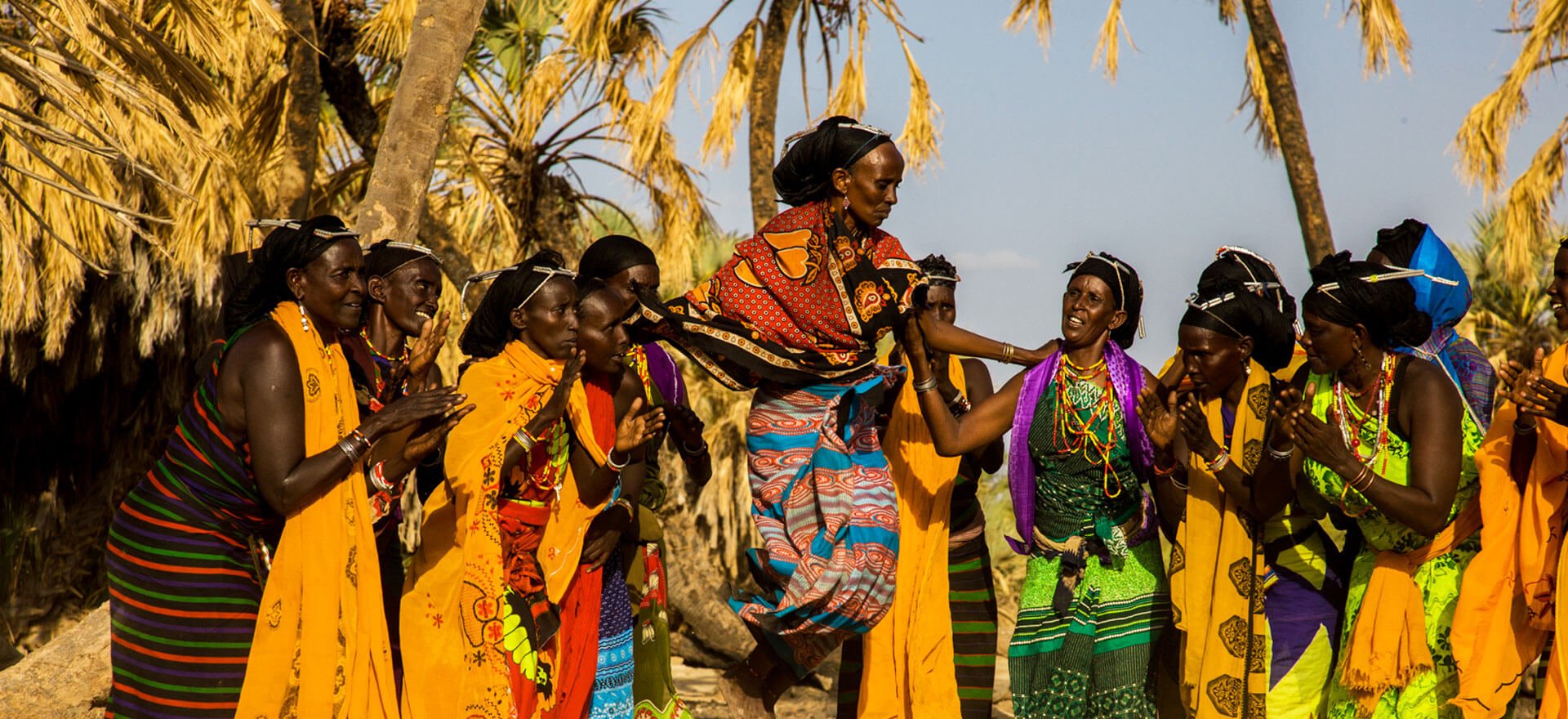 Gabbra women doing traditional dance - Kenya holidays and tours