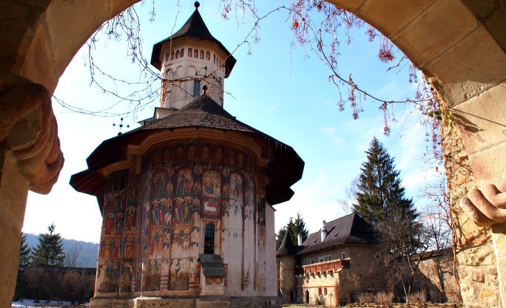 Painted Romanian Monastery - Bucovina