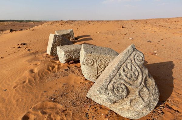 Ancient ruins in Sudan's desert