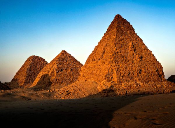 Ancient pyramids at Meroe - Sudan itinerary