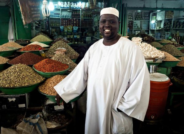 Trader in Omdurman market - Sudan itinerary