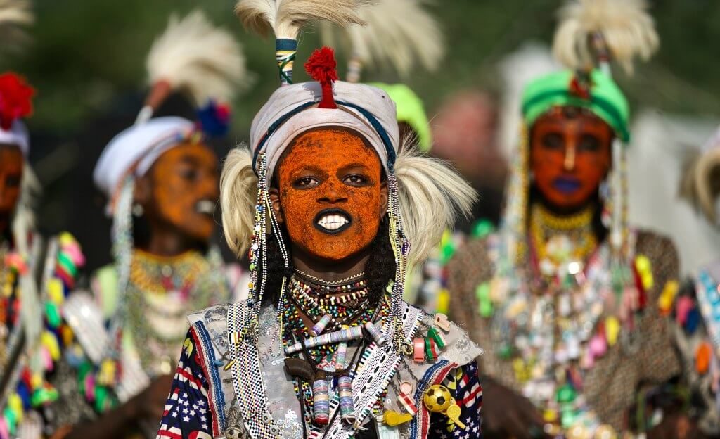 Dancers at the Gerewol Festival in Chad - Best cultural festivals