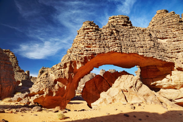 Rock arch on tour to Tassili n'Ajjer Algeria