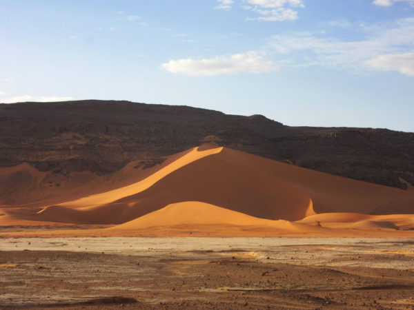 Sahara desert scenery on Tassili n'Ajjer tour