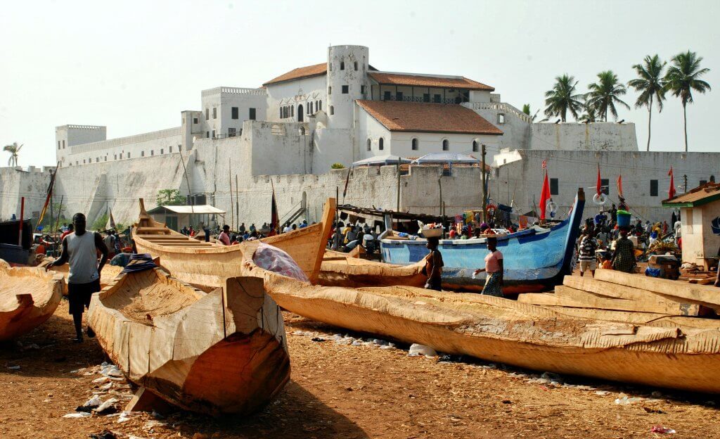 Elmina Castle and beach - West Africa holidays for first timers