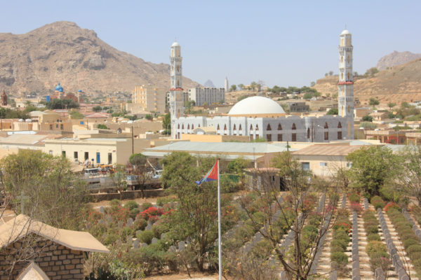 Modern mosque outside Asmara - Eritrea tours