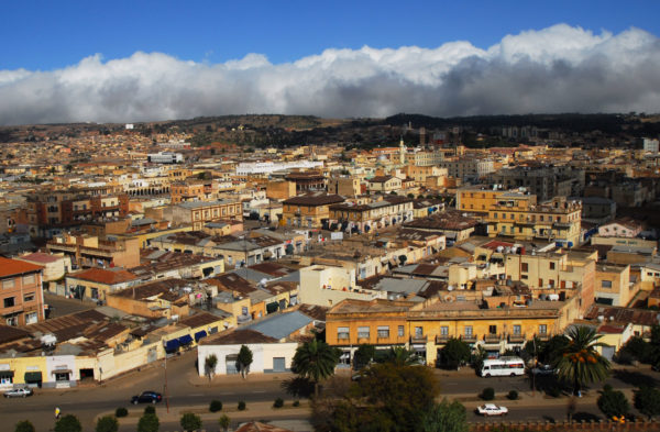 Aerial view of Keren - Eritrea holidays