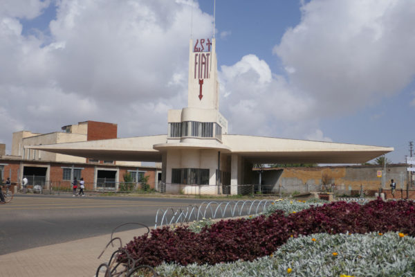 Fiat Taglierò building in Asmara - Eritrea holidays and tours