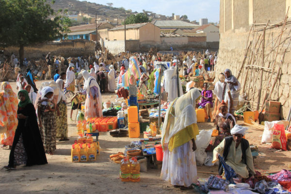 Market scene in Keren - Eritrea tours